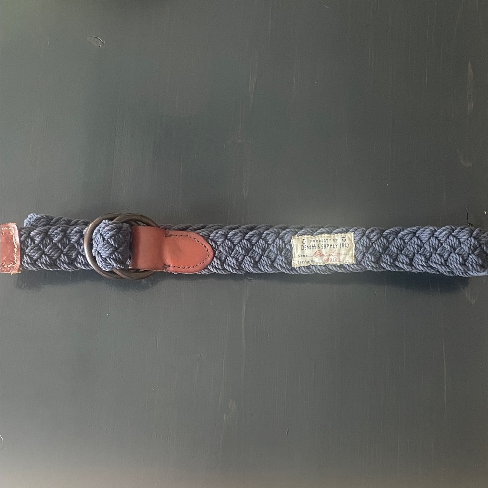 Braided vintage Denim& Supply by Ralph Lauren Braided Belt